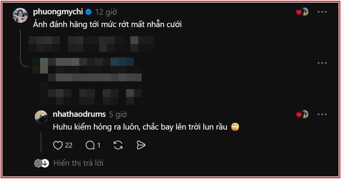 Phương Mỹ Chi tiết lộ thành viên trong band nhạc mất nhẫn cưới vì làm việc quá hăng say. 