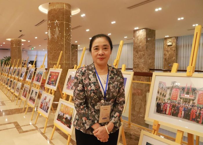 Bà Hoàng Thị Ái Nhiên, nguyên Phó Chủ tịch Hội Liên hiệp Phụ nữ Việt Nam