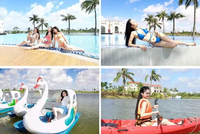 Khoảnh khắc thư thái, gắn kết của các thí sinh Miss Universe Vietnam 2026 tại Ruby Tree Golf Villas