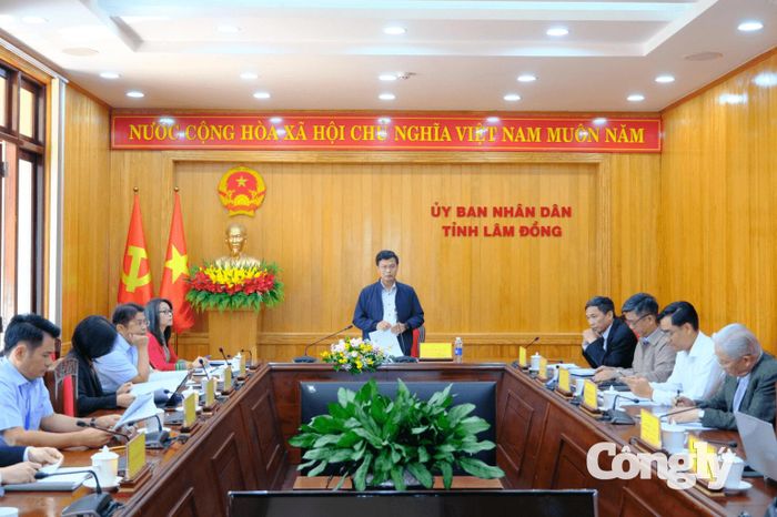 Quang cảnh buổi làm việc.