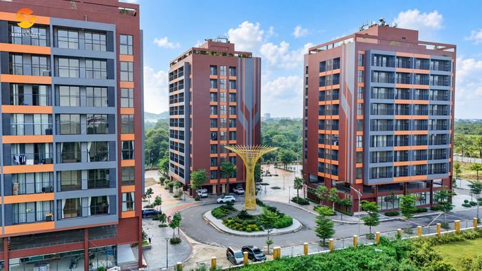 Dự án Legacy Alpha Valley gồm các khối văn phòng và 3 tòa căn hộ cao 10–11 tầng. Ảnh: DN