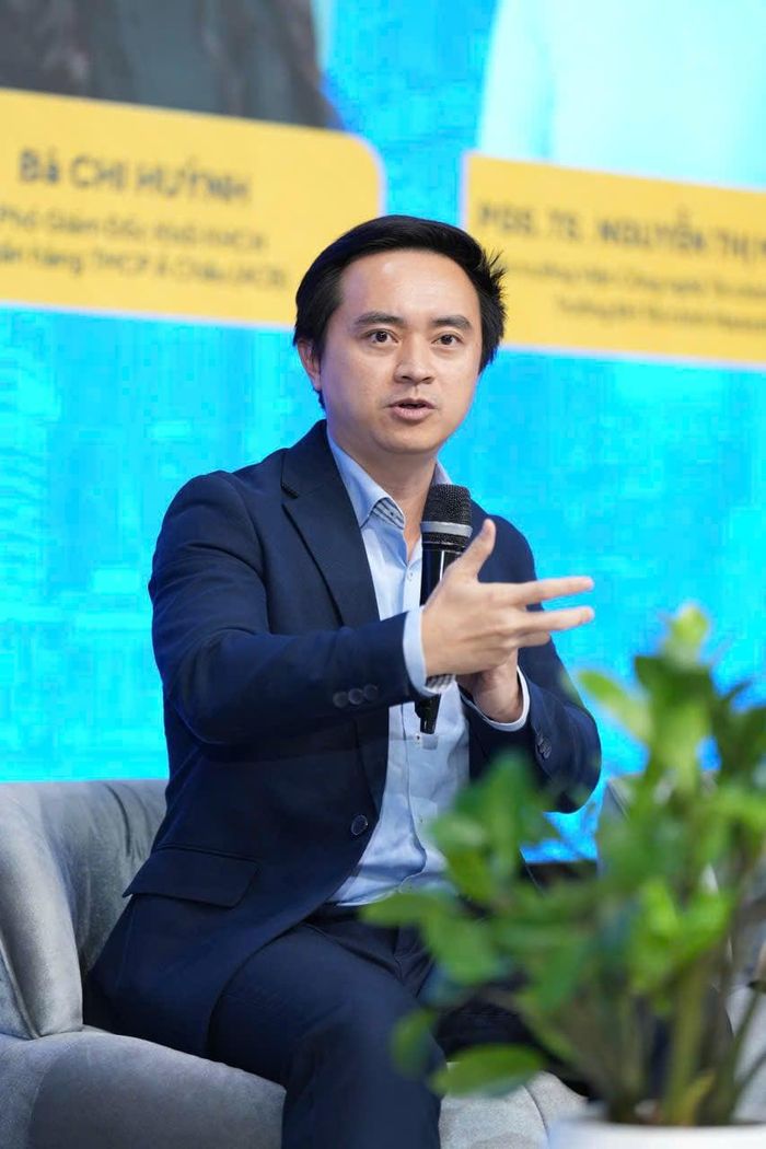 Chuyên gia tài chính Ngô Thành Huấn, Chủ tịch HĐQT FIDT. Ảnh: Chánh Trung.