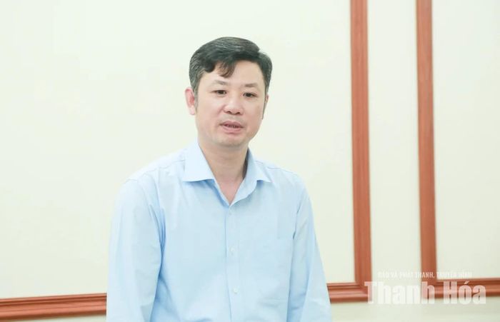 Giám đốc Sở Văn hóa, Thể thao và Du lịch Lê Văn Trung phát biểu kết luận cuộc họp.