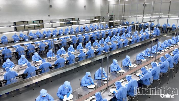 Hoạt động sản xuất tại Công ty Cổ phần Nước giải khát Yến sào Khánh Hòa.