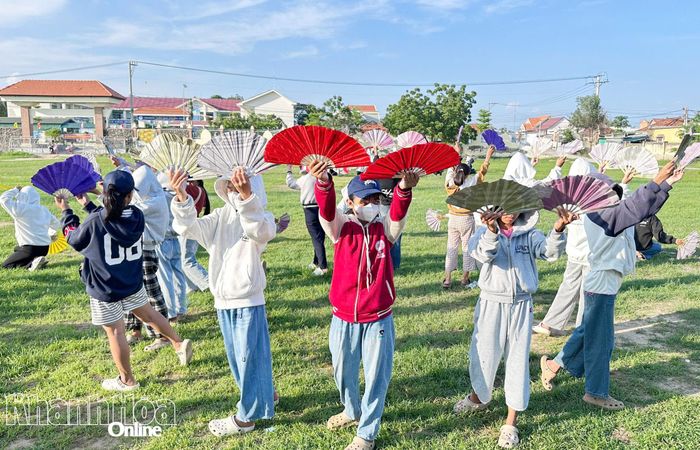 Các đội hình tích cực tập luyện, hoàn thiện màn biểu diễn chào mừng Lễ hội Katê.