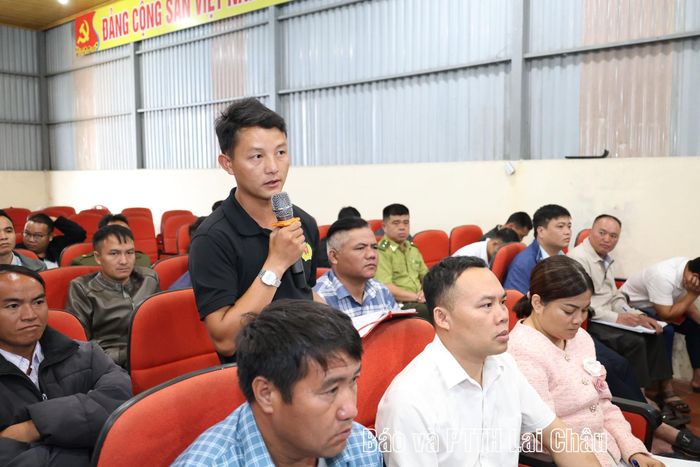 Cử tri xã Dào San kiến nghị các vấn đề thiết thực, gắn trực tiếp với đời sống nhân dân và hoạt động của đội ngũ cán bộ, công chức, viên chức tại cơ sở.