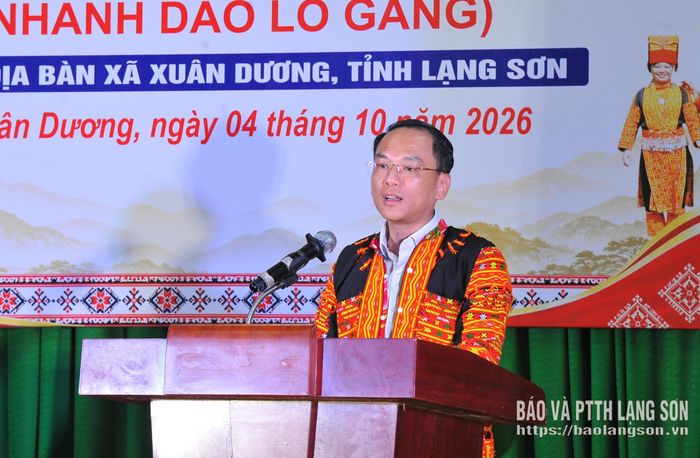 Lãnh đạo Sở Văn hoá, Thể thao và Du lịch phát biểu tại lễ bế mạc