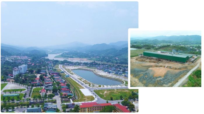 Nhiều dự án đầu tư về công nghiệp, dịch vụ, du lịch, đô thị đang được triển khai.