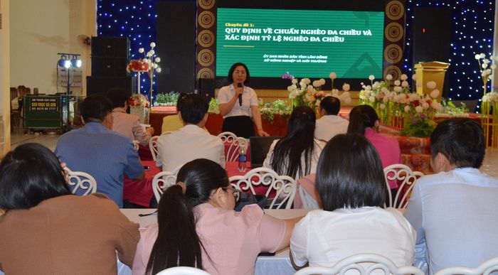 Sở Nông nghiệp và Môi trường tập huấn công tác giảm nghèo 2026 ở khu vực tây Lâm Đồng