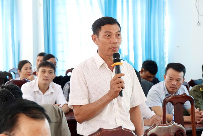 Cử tri xã Quảng Tân kiến nghị một số nội dung liên quan tới cơ sở hạ tầng giao thông