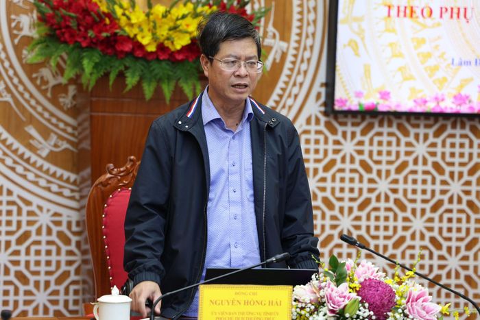 Phó Chủ tịch Thường trực UBND tỉnh Nguyễn Hồng Hải phát biểu kết luận hội nghị