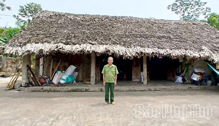 Căn nhà cũ của gia đình đảng viên Nguyễn Trọng Tài.