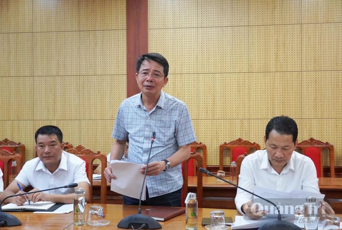 Đại diện lãnh đạo các địa phương phát biểu tại buổi làm việc - Ảnh: X.P