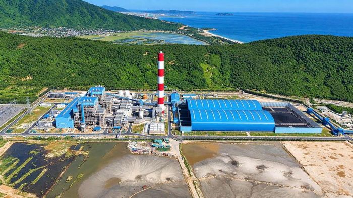 Nhà máy Nhiệt điện Quảng Trạch 1 hiện đạt tiến độ tổng thể 99,62%. Ảnh: EVN