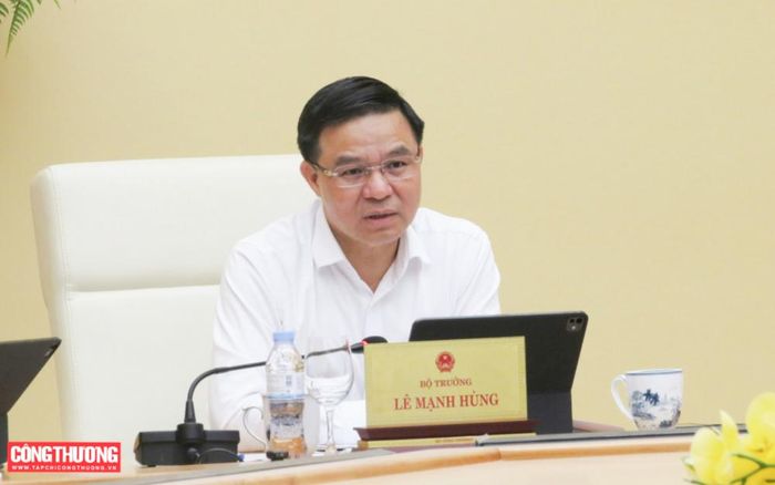 Bộ trưởng Lê Mạnh Hùng lãnh đạo và quản lý toàn diện các mặt công tác của Bộ Công Thương - Ảnh: TCCT/Hoàng Phương.