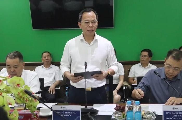 Giám đốc Nhà máy Nhiệt điện Vĩnh Tân 4 Vũ Thanh Hải. Ảnh: Bình Minh.