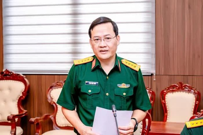 Đại tá Phạm Ngọc Nhân trân trọng cảm ơn sự quan tâm của GHPGVN tỉnh Thanh Hóa đối với Chiến dịch “500 ngày đêm” đang được thực hiện trên địa bàn - Ảnh: Đức Hòe