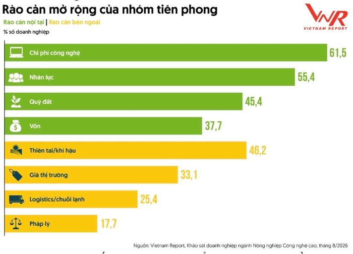 Nông nghiệp công nghệ cao hiện nay không còn nằm đơn thuần ở việc doanh nghiệp sử dụng bao nhiêu công nghệ, mà là công nghệ có tạo ra hiệu quả kinh tế đủ lớn để tiếp tục đầu tư và nhân rộng hay không.