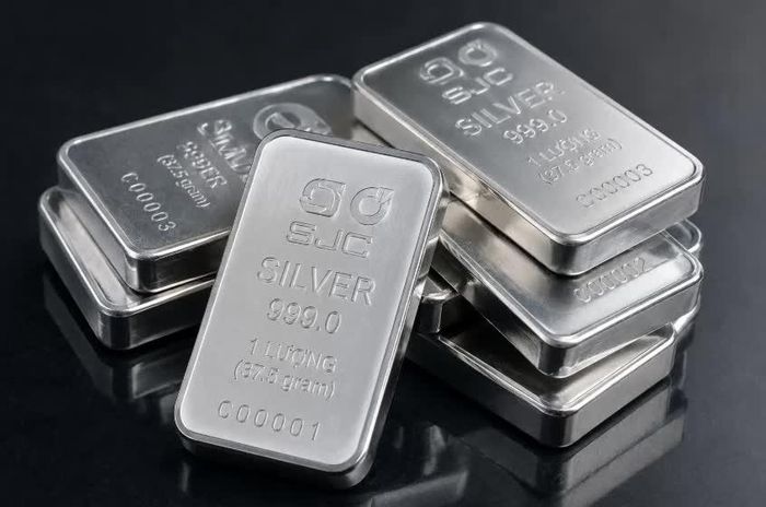 Giá bạc hôm nay đồng loạt tăng. Ảnh minh họa