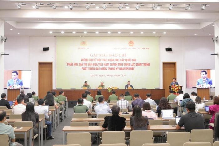 Toàn cảnh họp báo (Ảnh VPQH)