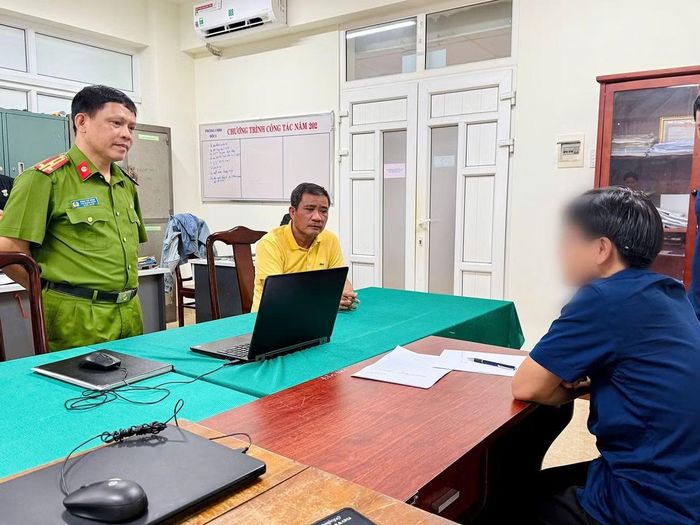 Nguyễn Duy Nhật tại thời điểm bị Công an bắt giữ