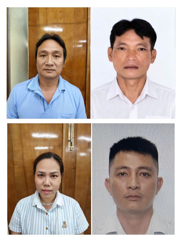 Các bị can tại cơ quan điều tra.