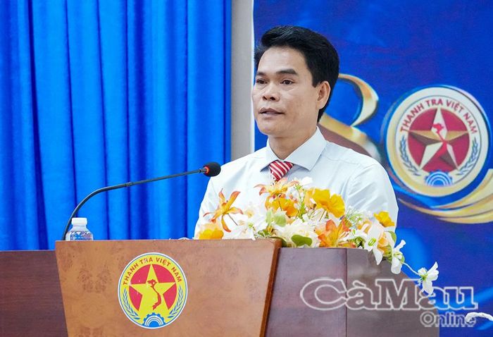 Phát biểu nhận nhiệm vụ, đồng chí Nguyễn Văn Phụng bày tỏ vinh dự, khẳng định sẽ tiếp tục nỗ lực, trách nhiệm, cùng tập thể lãnh đạo Thanh tra tỉnh phát huy truyền thống đoàn kết, thống nhất, hoàn thành tốt nhiệm vụ được giao.