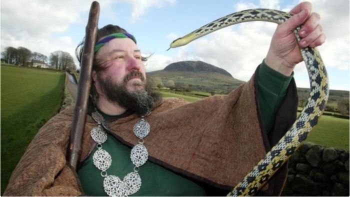 Người Ireland tin rằng thánh St. Patrick đã tiêu diệt loài rắn ở đất nước này. (Ảnh: Nat Geo).