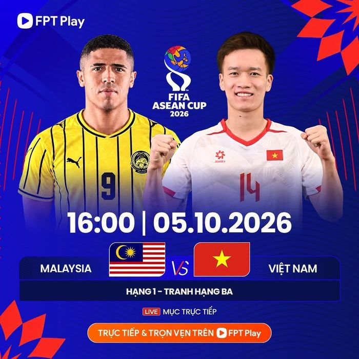 Lịch thi đấu giữa Malaysia và Việt Nam ngày 5/10