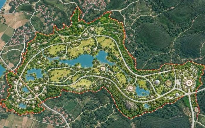 Phối cảnh dự án. (Ảnh: UBND xã Ba Vì)