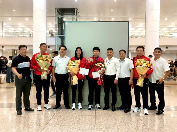 Các vó sĩ boxing Hà Nội mang về 1 HCB, 1 HCĐ cho Đoàn Thể thao Việt Nam tại ASIAD 20 nhờ sự chung tay đầu tư của ngành Thể thao Hà Nội với Cục Thể dục thể thao Việt Nam. Ảnh: Minh Quang