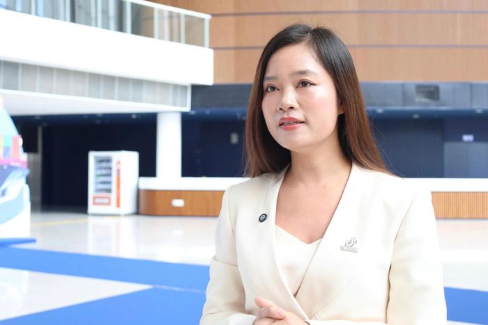 Bà Trần Thị Tân, Giám đốc Trách nhiệm xã hội và Hợp tác chiến lược của TikTok Shop. Ảnh: Hà Anh