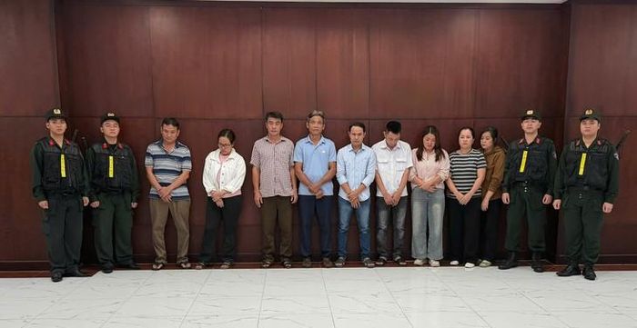 Các đối tượng bị khởi tố. Ảnh: CACC.