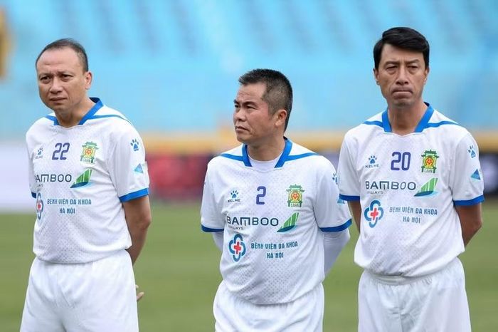 Phạm Minh Đức cùng các cựu cầu thủ Công an Hà Nội nghẹn ngào nhớ lại ngày đội bóng Công an Hà Nội mất tên (Nguồn: Quang Minh)