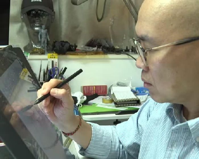 Họa sĩ truyện tranh người Hong Kong Jerry Cho. Ảnh: CNA.