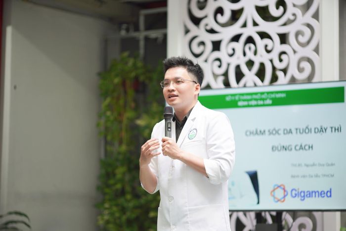  ThS.BS Nguyễn Duy Quân, Phòng Kế hoạch tổng hợp, Bệnh viện Da Liễu TP.HCM. Ảnh: BVCC. 