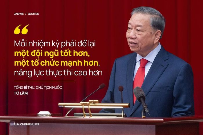  Cán bộ cấp chiến lược phải có tầm nhìn, tư duy hệ thống, năng lực lựa chọn và tổ chức thực hiện những quyết sách lớn; cán bộ cơ sở phải nắm chắc địa bàn, có năng lực giải quyết công việc và phục vụ nhân dân. Người đứng đầu phải biết phát hiện, trọng dụng người có đức, có tài, phát huy trí tuệ tập thể và chuẩn bị đội ngũ kế cận. Mỗi nhiệm kỳ phải để lại một đội ngũ tốt hơn, một tổ chức mạnh hơn, năng lực thực thi cao hơn. 