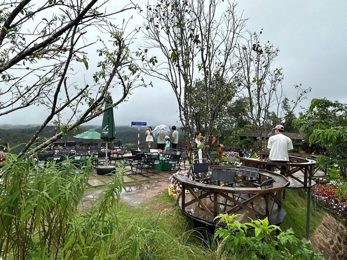 Hiện trạng sử dụng đất của quán cà phê Trạm Mây được cho là vượt quá "diện tích" được cấp phép