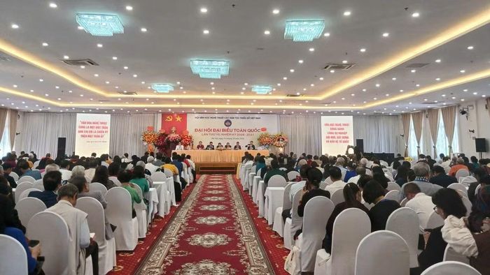 Không gian diễn ra Đại hội. (Ảnh: Hiền Tâm)