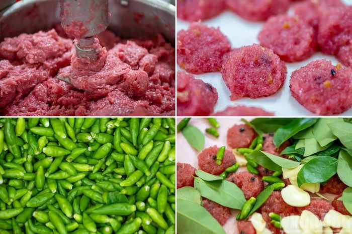 Nem Lai Vung đặc sản có vị chua, ngọt hòa quyện, vừa bảo đảm có màu hồng tươi tự nhiên của quá trình thịt lên men theo bí quyết của từng cơ sở.