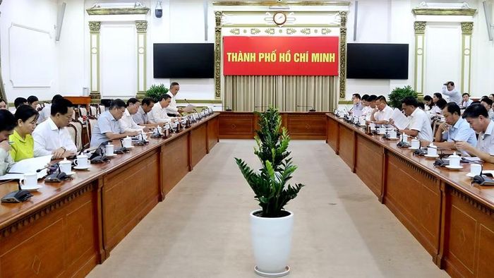 Quang cảnh cuộc họp. (Ảnh: Thái Long)