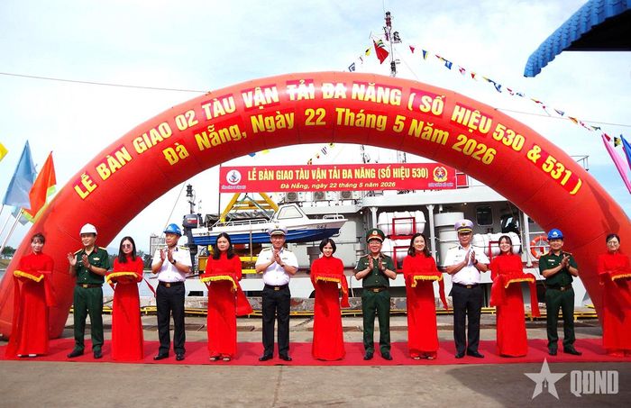 Tổng công ty Sông Thu bàn giao tàu vận tải đa năng đóng mới cho Quân chủng Hải quân, tháng 5-2026.