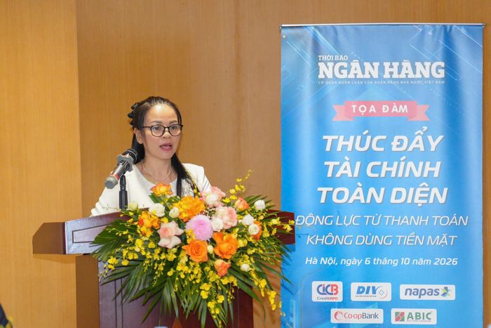PGS, TS Lê Thanh Tâm, Viện Ngân hàng-Tài chính, Đại học Kinh tế Quốc dân phát biểu.