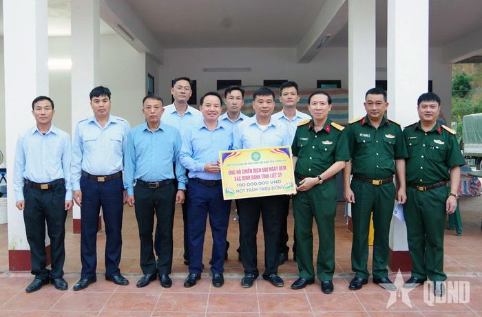  Hội Phật giáo Việt Nam tỉnh Thanh Hóa đã hỗ trợ Đội Quy tập mộ liệt sĩ Bộ CHQS tỉnh Thanh Hóa 100 triệu đồng.  
