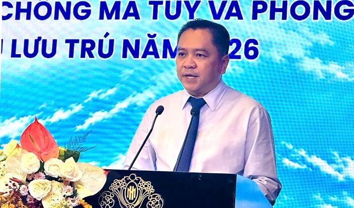  Ông Phạm Huy Bình, Giám đốc Sở Du lịch TPHCM phát biểu sáng 6-10. Ảnh: HÂN GIA 