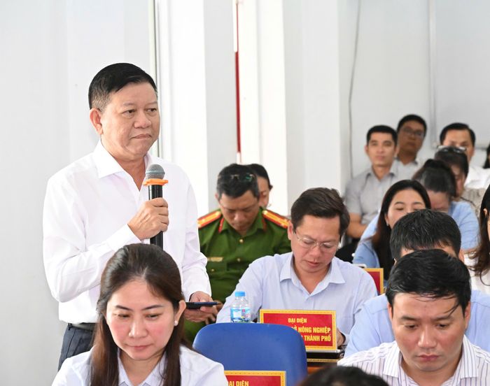  Phó Giám đốc Sở Y tế TPHCM Nguyễn Tăng Minh phát biểu. Ảnh: VIỆT DŨNG 