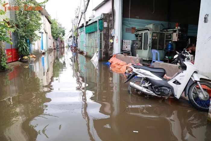 Tình trạng này đã kéo dài suốt nhiều ngày khiến sinh hoạt của các hộ dân bị đảo lộn.