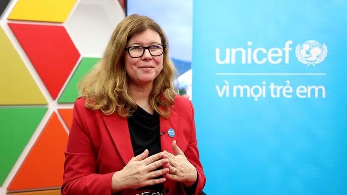 Bà Silvia Danailov, Trưởng Đại diện Quỹ Nhi đồng Liên Hợp Quốc (UNICEF) tại Việt Nam.
