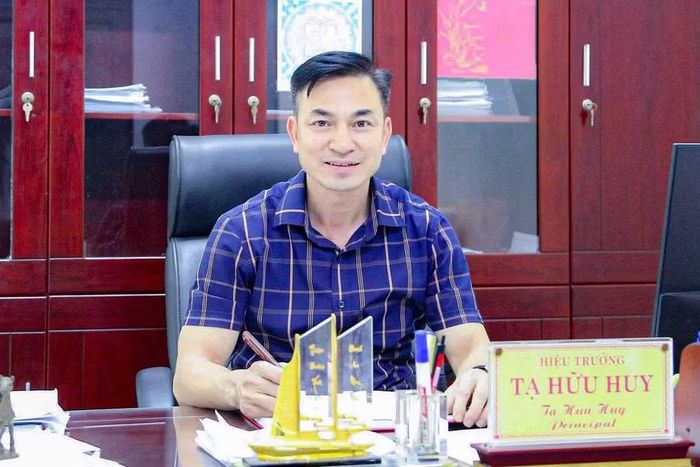 Ông Tạ Hữu Huy, Hiệu trưởng Trường THCS Đại Đồng chia sẻ với Báo GD&TĐ.