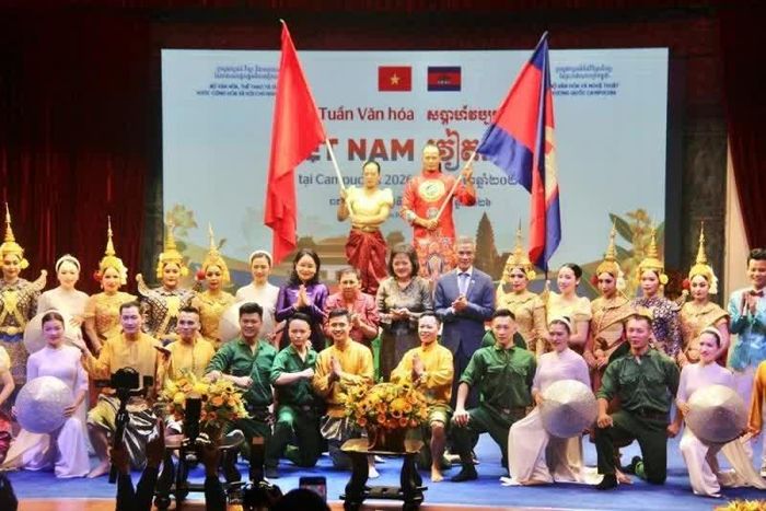 Lễ khai mạc Tuần Văn hóa Việt Nam tại Campuchia năm 2026, ngày 26/5. (Nguồn: Đại sứ quán Việt Nam tại Campuchia)